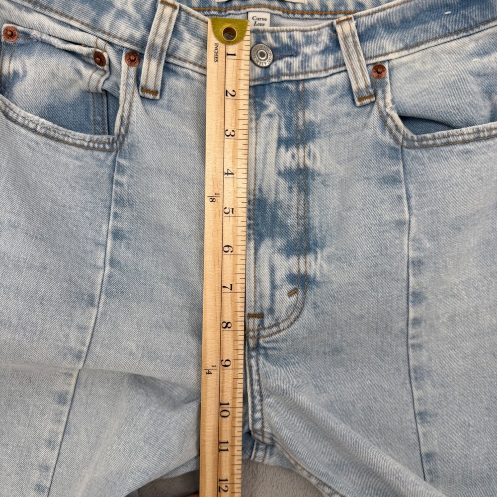 Abercrombie Fitch The Skinny High Rise Curve Love Jeans Light Wash  Size‎ 27 - Picture 13 of 14